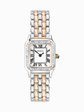 Sekonda Womens Monica 20mm Analogue Silver Tone Watch With Two Tone Case And Alloy Bracelet With White Dial