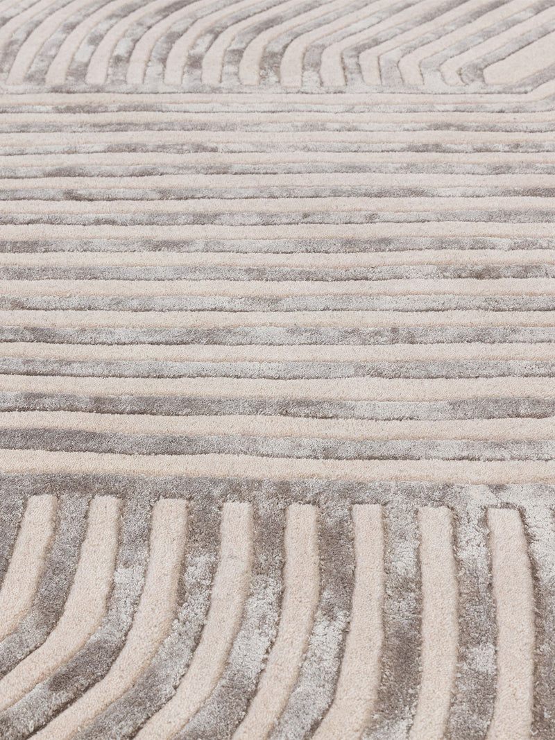 Asiatic Rugs cream Matrix Solstice rug 55% wool 45% viscose, UK version