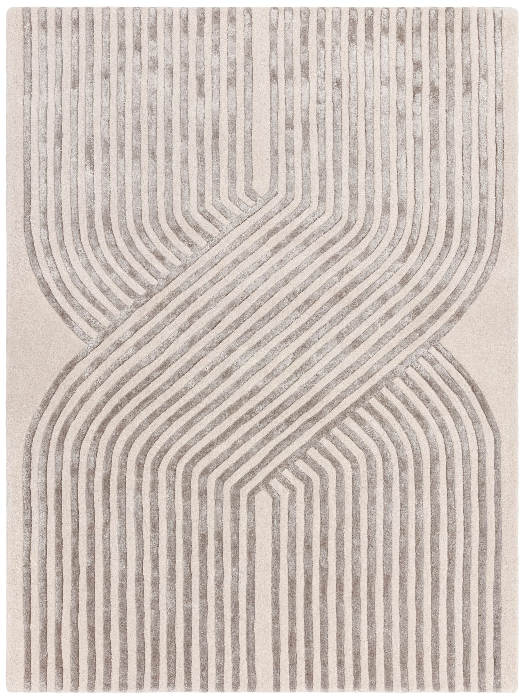 Asiatic Rugs cream Matrix Solstice rug 55% wool 45% viscose, UK version