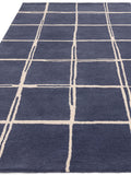 Asiatic Rugs Blue Albany hand-tufted wool rug - British product