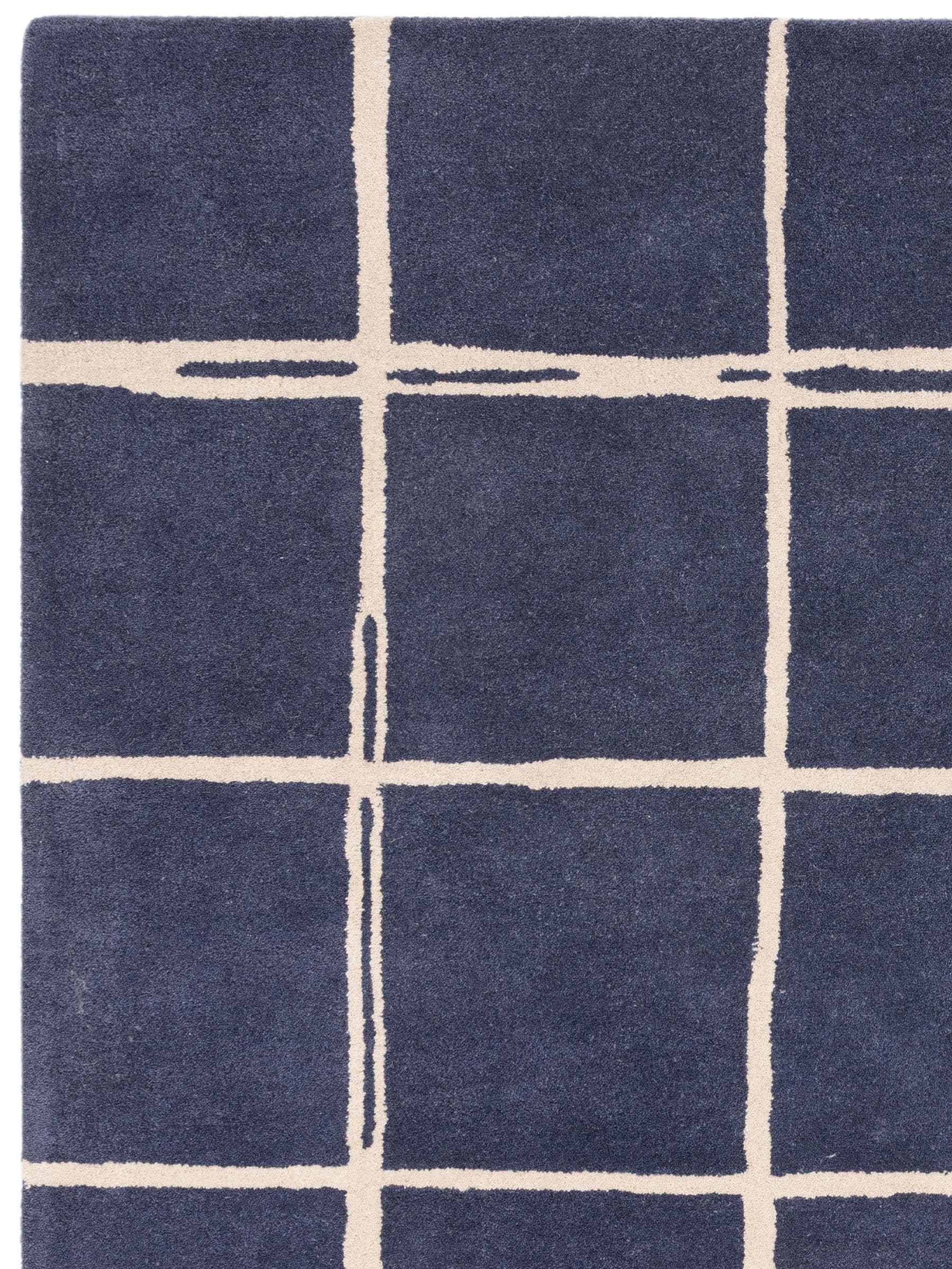 Asiatic Rugs Blue Albany hand-tufted wool rug - British product
