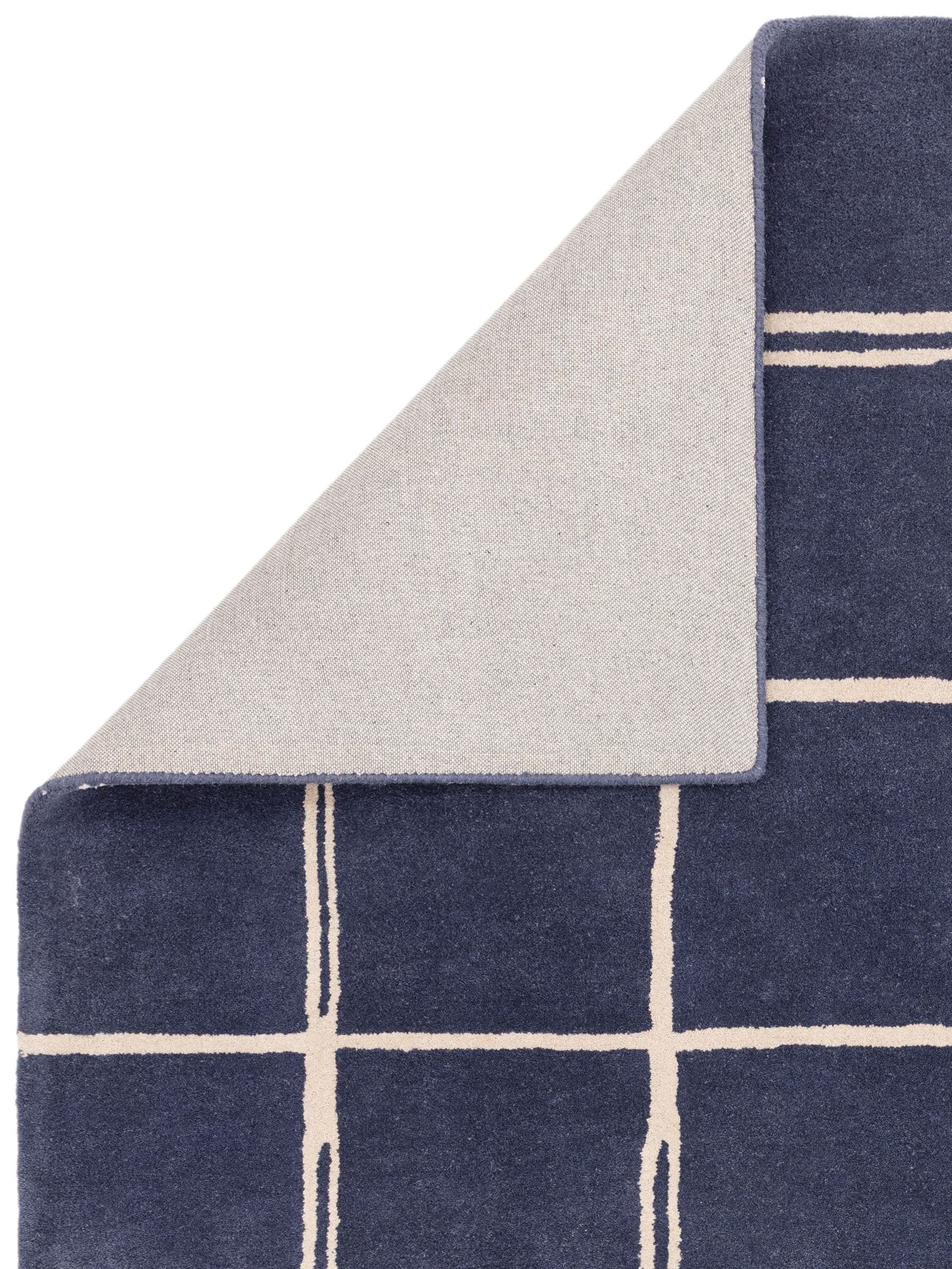 Asiatic Rugs Blue Albany hand-tufted wool rug - British product