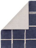 Asiatic Rugs Blue Albany hand-tufted wool rug - British product