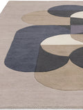 Asiatic Rugs Grey Matrix wool rug, imported from the UK