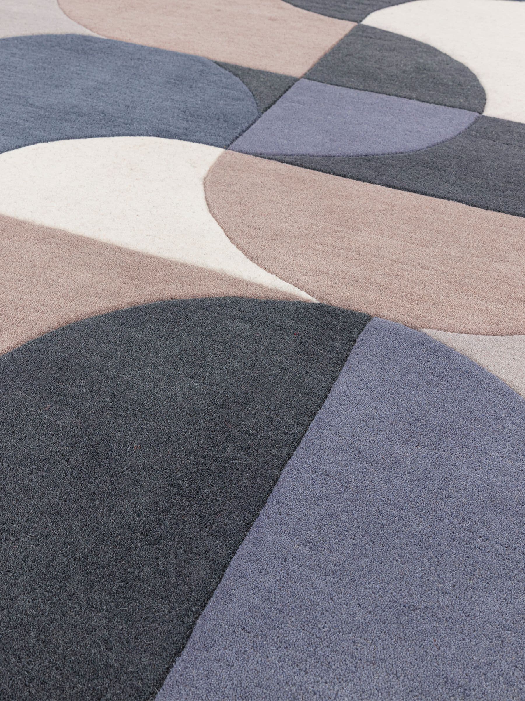 Asiatic Rugs Grey Matrix wool rug, imported from the UK