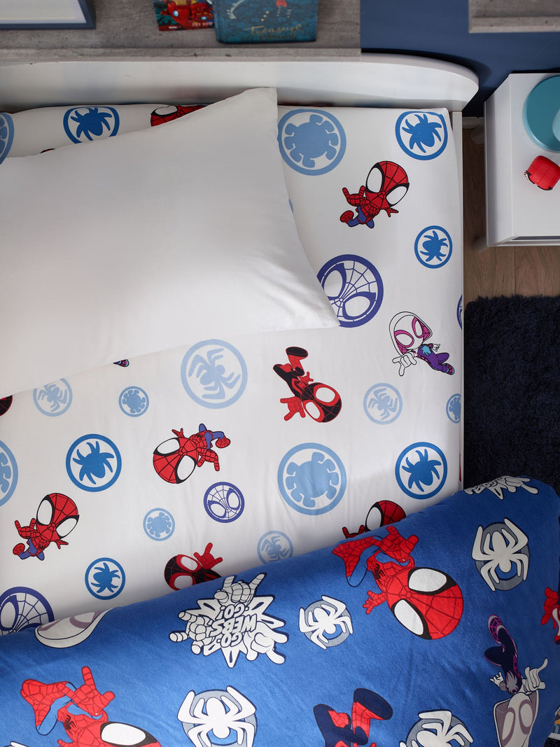 Disney Spidey fitted sheet, imported from the UK