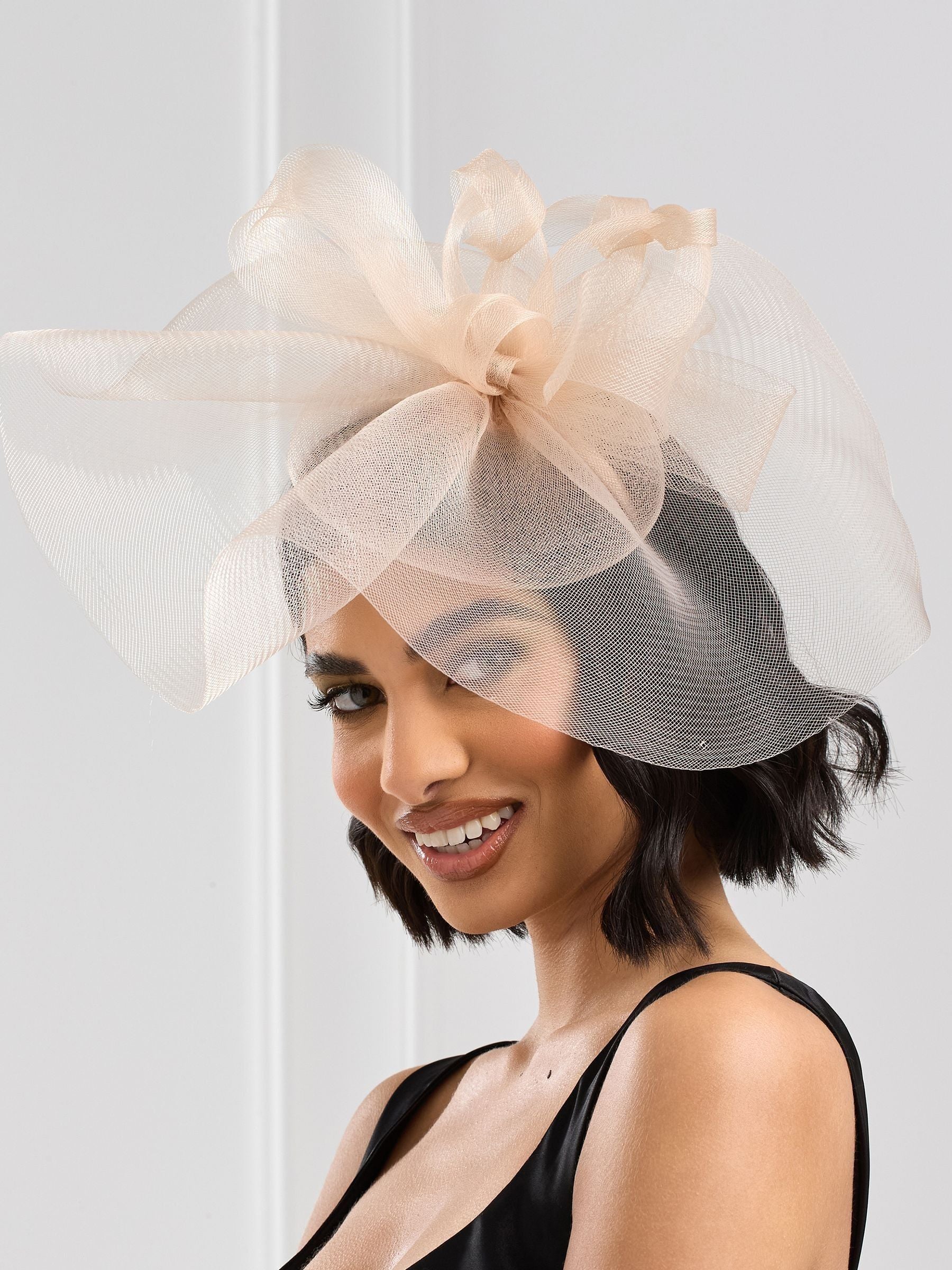 Jon Richard Nude Hat Fascinator, UK version
