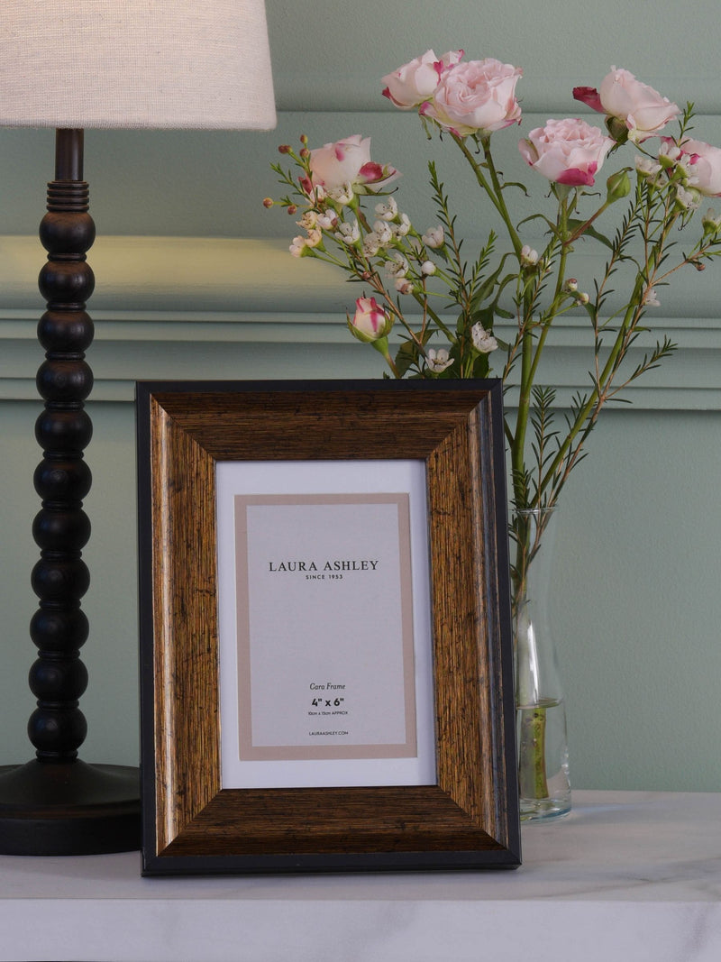 Laura Ashley Bronze Cara photo frame 16x21cm, imported from the UK