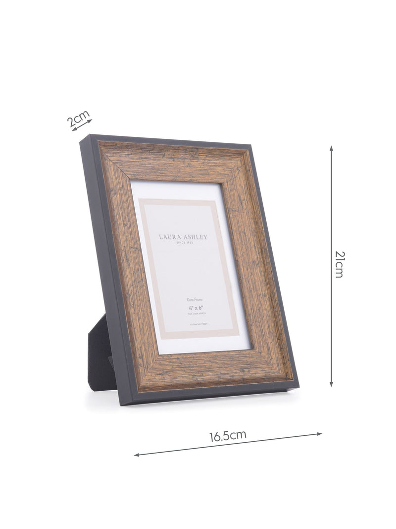 Laura Ashley Bronze Cara photo frame 16x21cm, imported from the UK