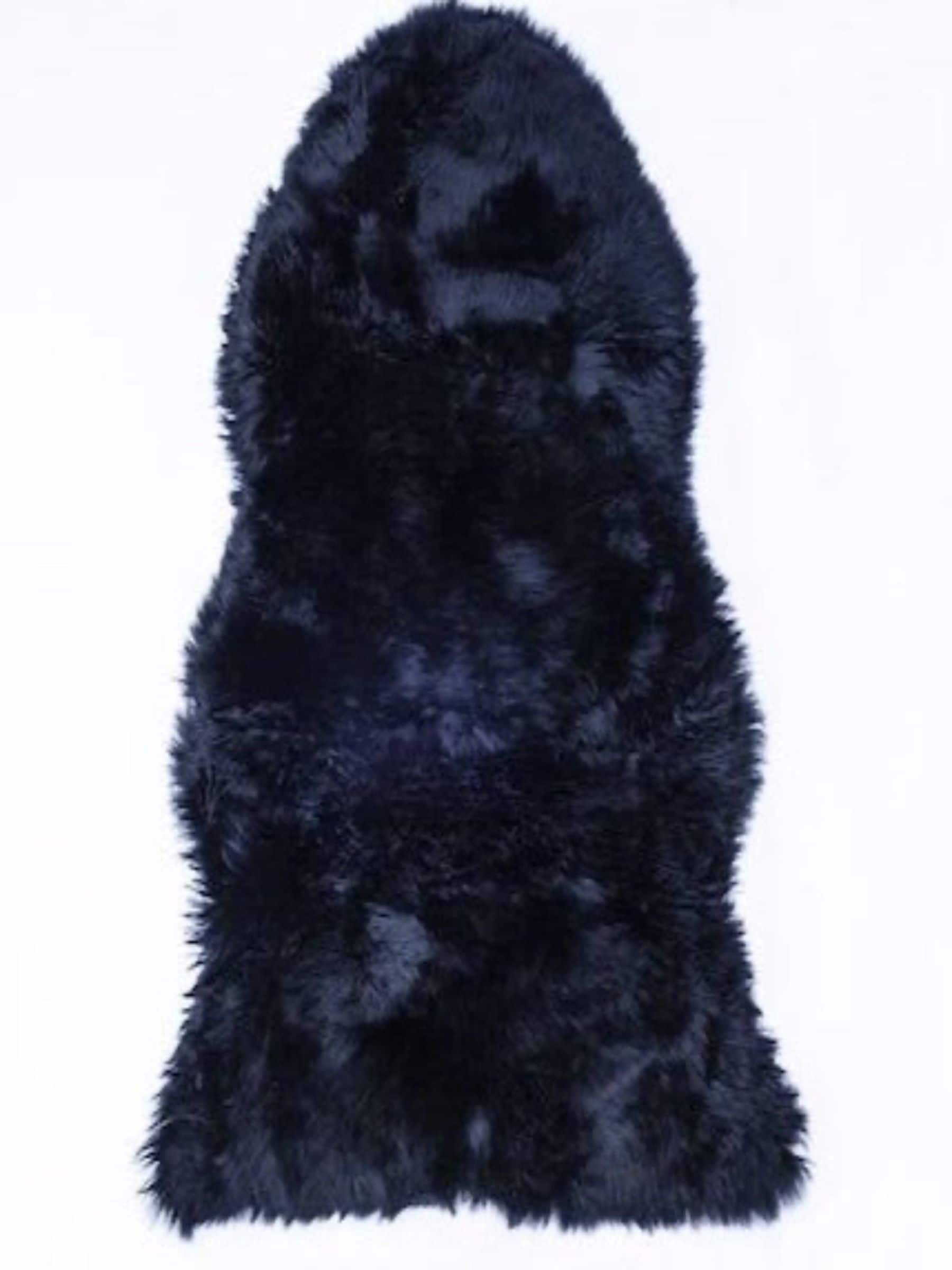 Naturally Sheepskins black sheepskin rug New Zealand (British brand)