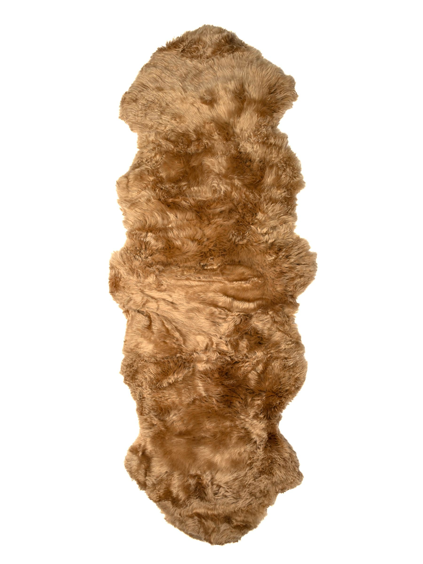 Naturally Sheepskins champagne double sheepskin rug (British brand)