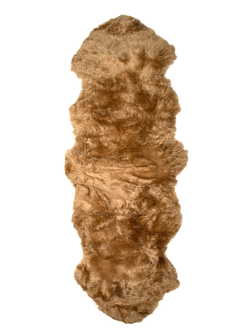 Naturally Sheepskins champagne double sheepskin rug (British brand)