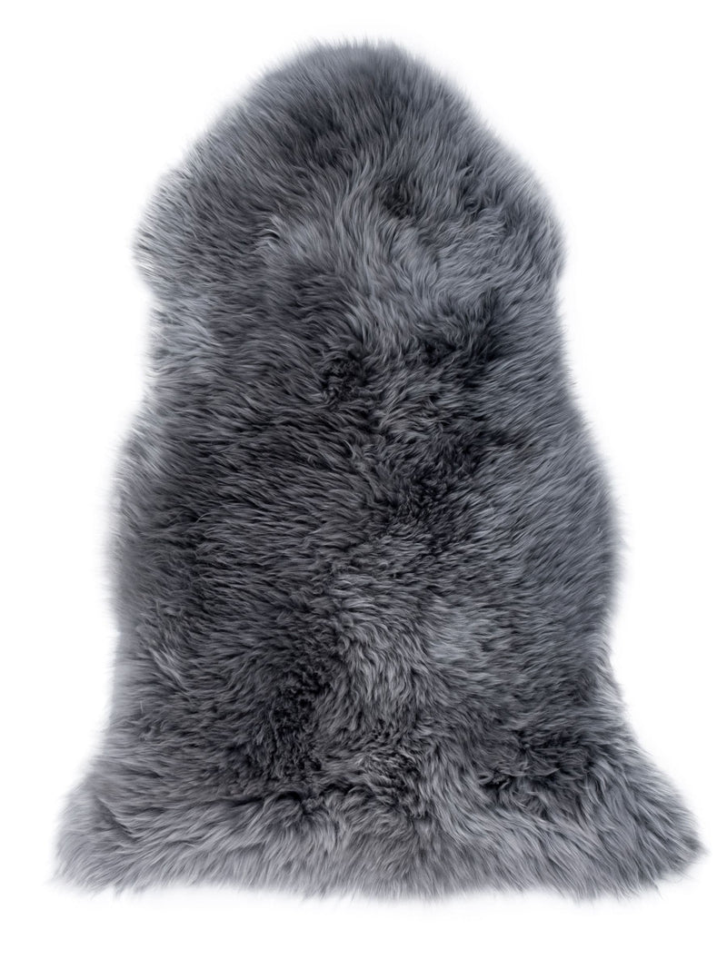Naturally Sheepskins silver grey sheepskin rug, imported from the UK