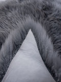 Naturally Sheepskins silver grey sheepskin rug, imported from the UK