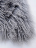 Naturally Sheepskins silver grey sheepskin rug, imported from the UK