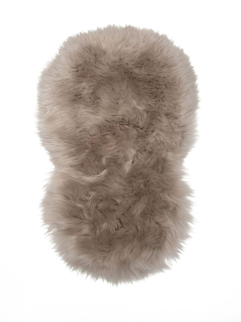Naturally Sheepskins taupe deluxe pram liner, imported from the UK