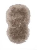 Naturally Sheepskins taupe deluxe pram liner, imported from the UK