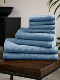 Catherine Lansfield Natural Quick Dry 100% Cotton Towel Set, 8 Piece