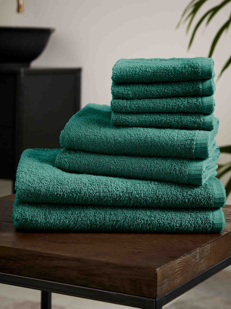 Catherine Lansfield Natural Quick Dry 100% Cotton Towel Set, 8 Piece