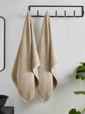 Catherine Lansfield Grey Anti Bacterial 100% Cotton Bath Sheet Towels (Set of 2, 90x140 cm)