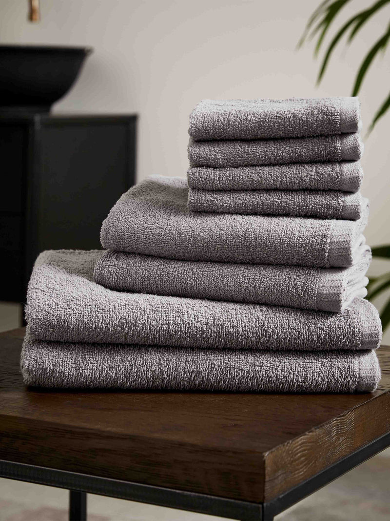 Catherine Lansfield Natural Quick Dry 100% Cotton Towel Set, 8 Piece