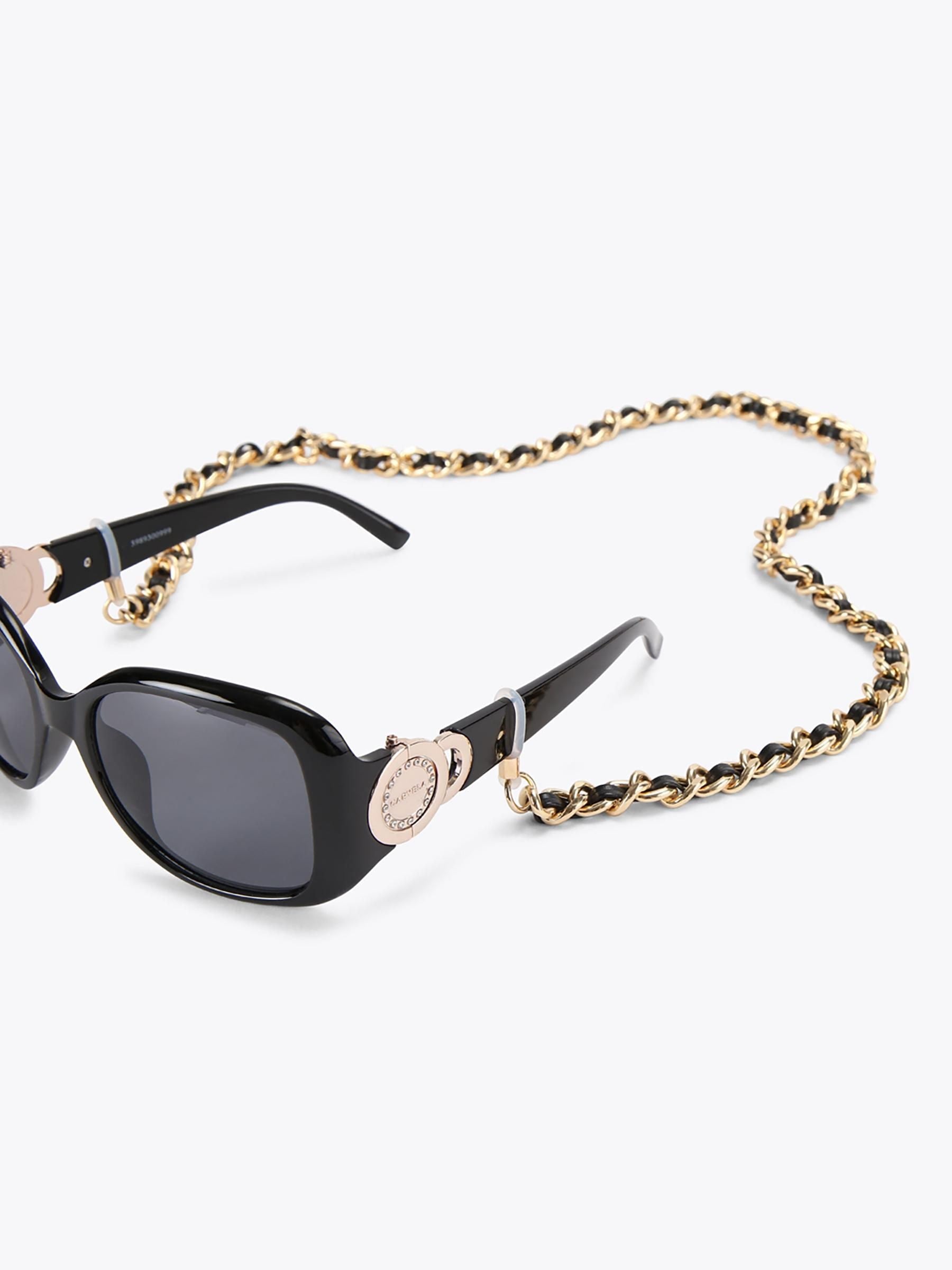 Carvela sunglasses chain black (British brand)