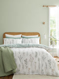 Bianca Green Wild Flowers duvet cover set - British product