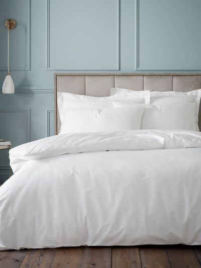 Next Bianca White 180 Thread Count Cotton Duvet Cover- Buy online at McGrocer