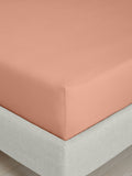 Bianca Clay 200 thread count cotton fitted sheet - British product