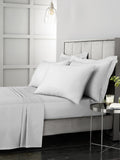 Bianca Dove Grey 400 thread count fitted sheet - British product