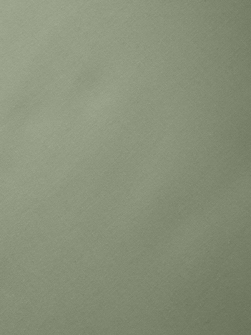 Bianca sage green fitted bed sheet - British product