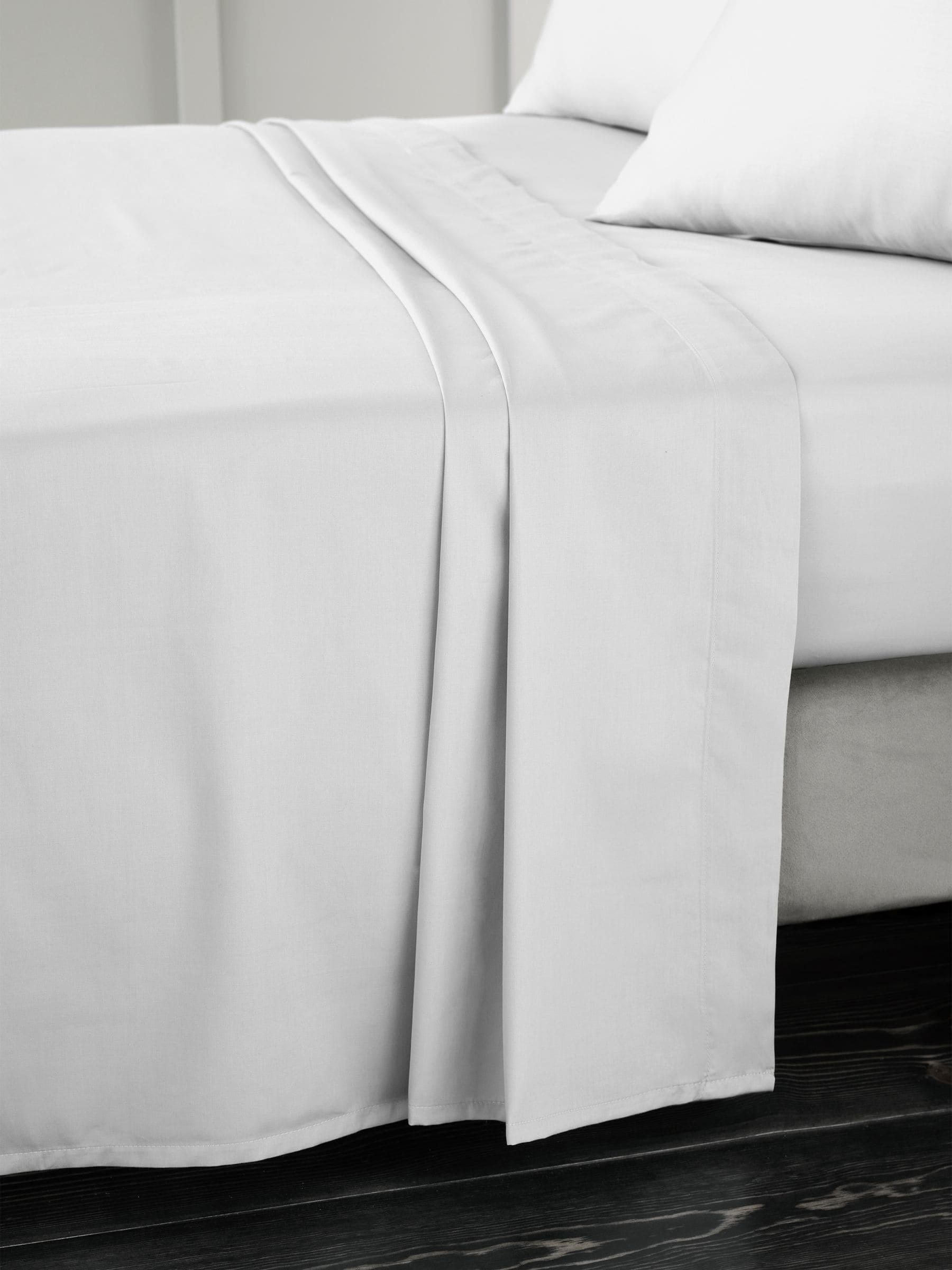 Bianca Dove Grey Flat Sheet - British product