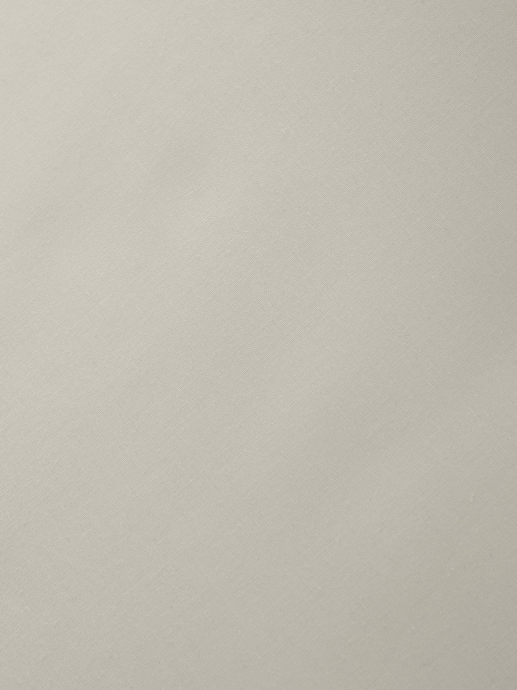 Bianca Natural 200 thread count cotton percale extra deep fitted sheet - British product