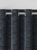 Navy blue boucle curtains made to measure - British product