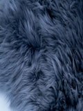Naturally Sheepskins grey double sheepskin rug 180cm, UK version