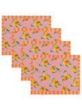 Furn Oranges table placemats set of 4 - British product