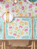 Furn Orange Honeysuckle table placemats set of 4 - British product