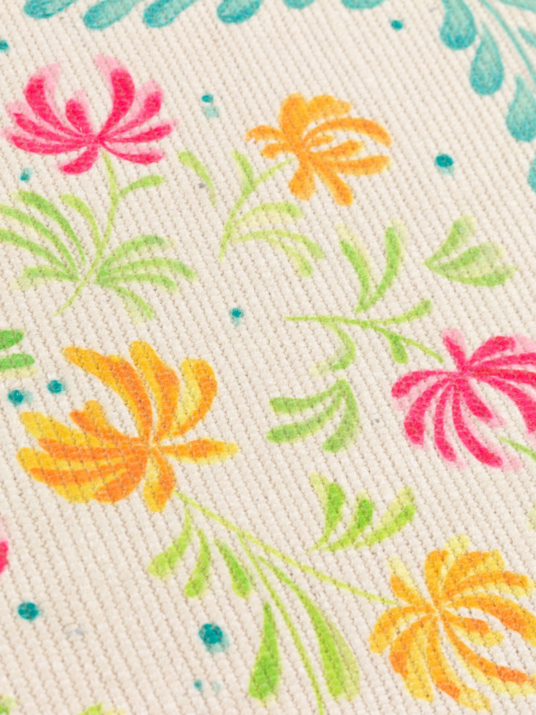 Furn Orange Honeysuckle table placemats set of 4 - British product