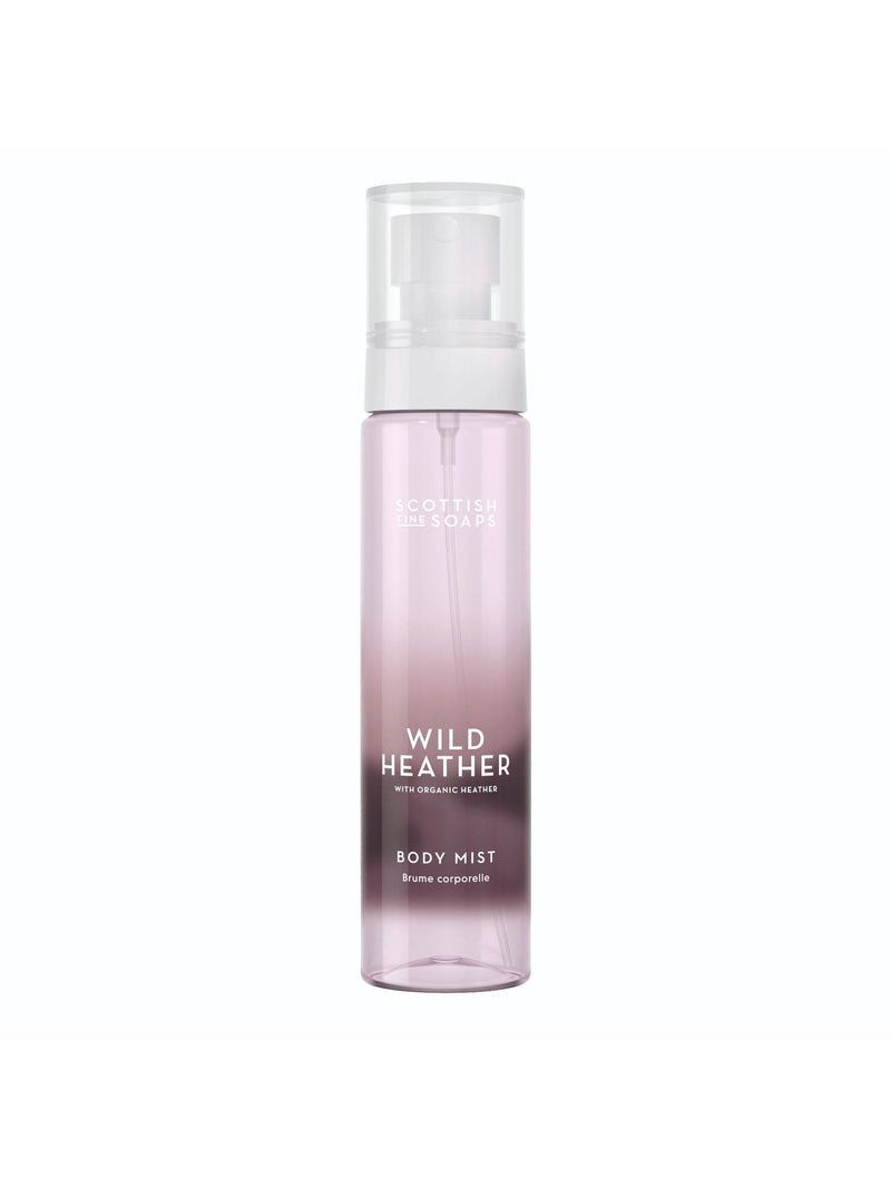 Scottish Fine Soaps Wild Heather body mist 100ml, imported from the UK