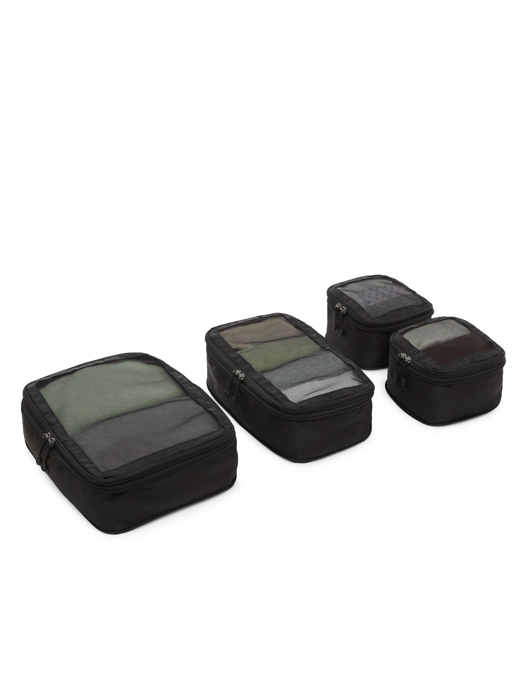 Antler black Chelsea packing cubes cotton set (British brand)