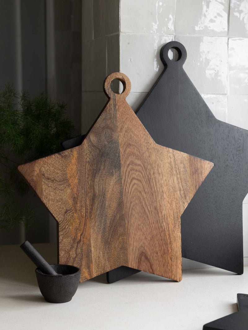 Rockett St George Black Wood Large Star Serve Board