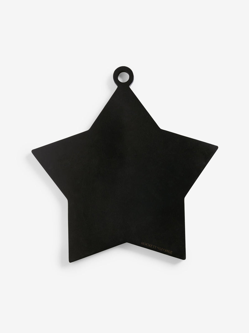 Rockett St George black wood star serve board, imported from the UK