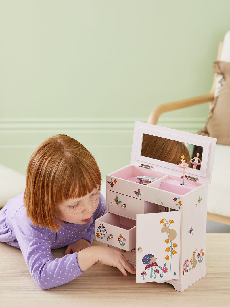 JoJo Maman Bébé Floral Fairy Musical Jewellery Box