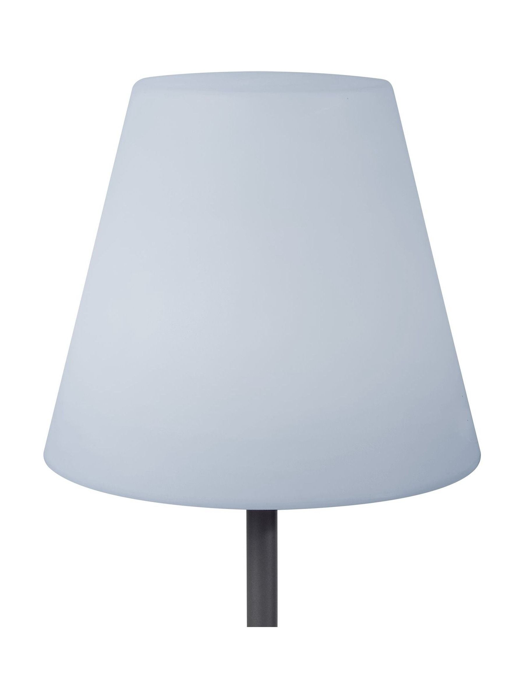 Grey metal outdoor floor lamp 153cm (British brand)