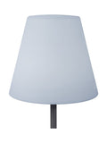 Grey metal outdoor floor lamp 153cm (British brand)