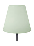 Grey metal outdoor floor lamp 153cm (British brand)