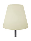 Grey metal outdoor floor lamp 153cm (British brand)