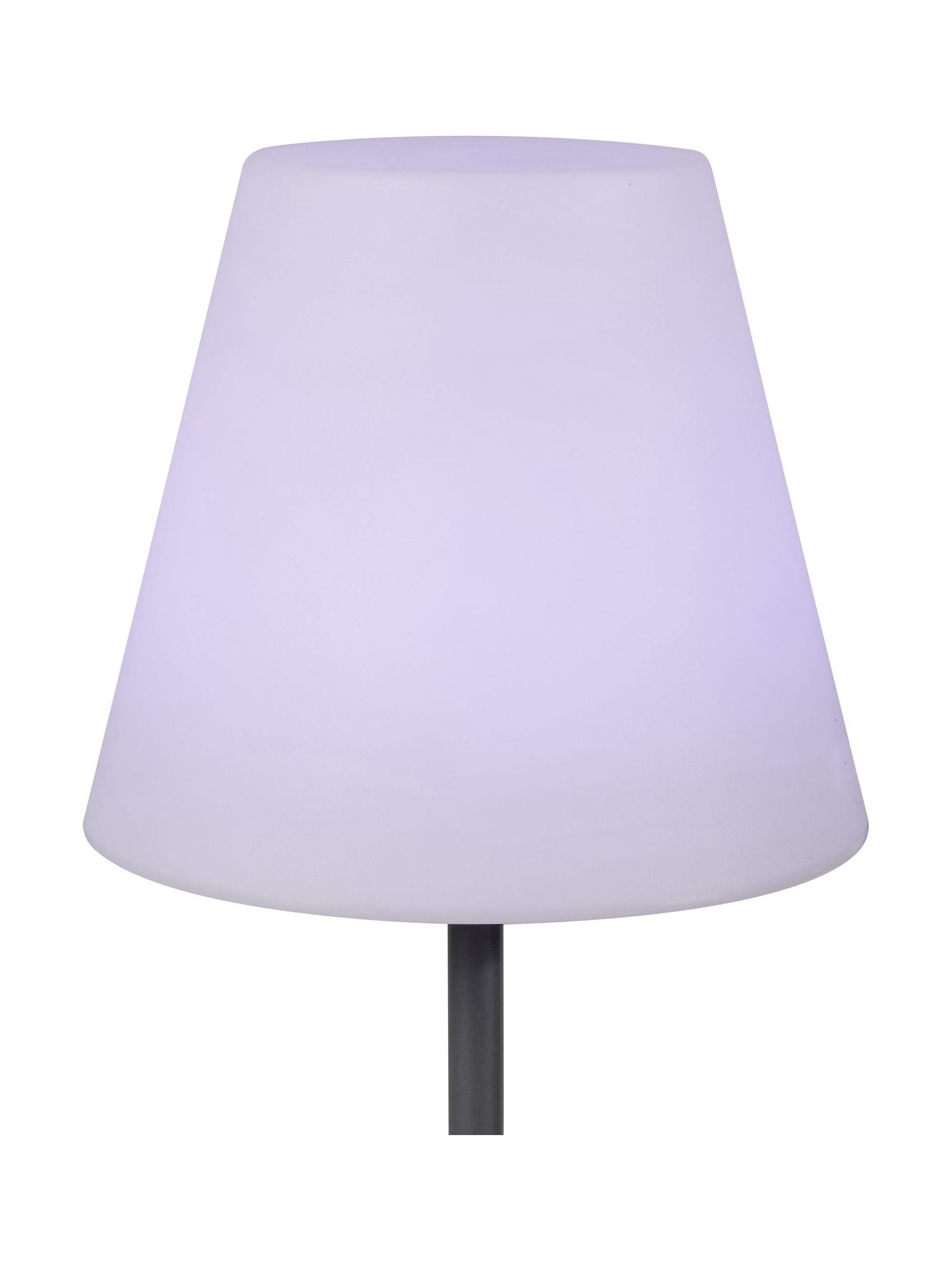 Grey metal outdoor floor lamp 153cm (British brand)