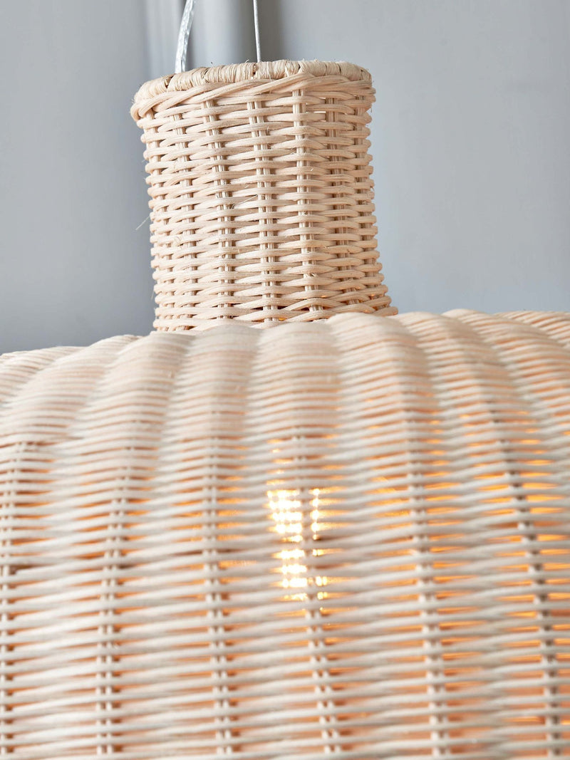 Pacific Natural Caswell rattan dome pendant 52cm, imported from the UK