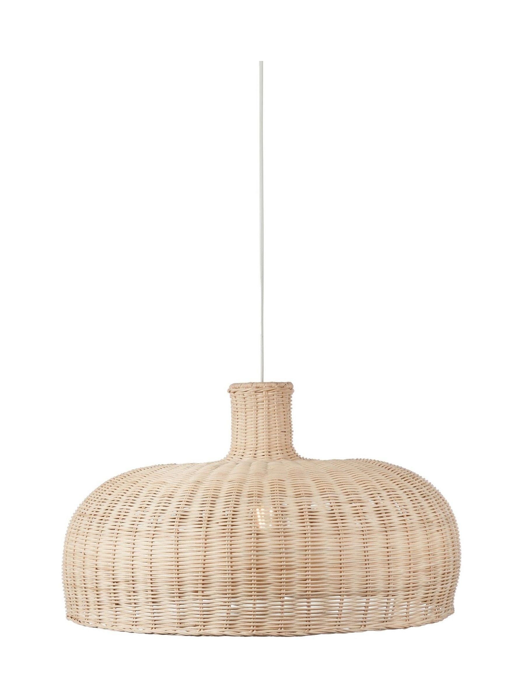 Pacific Natural Caswell rattan dome pendant 52cm, imported from the UK